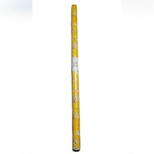 Vtg 1976 American Greetings Baby Shower Rolled Wrapping Paper 20sq Ft Yellow